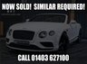 USED 2018 18 BENTLEY CONTINENTAL 4.0 V8 GTC S Convertible 2dr Petrol Auto 4WD Euro 6 (528 ps) HUGE SPECIFICATION (OVER &pound;34K), FULL BENTLEY HISTORY, CAR PLAY, MULLINER SPEC, BLACK EDITION, SUNGLASSES CASE, AIR DEFLECTOR