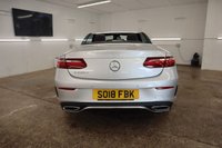 USED 2018 18 MERCEDES-BENZ E-CLASS 2.0 E220d AMG Line Cabriolet 2dr Diesel G-Tronic+ Euro 6 (s/s) (194 ps) HEATED SEATS, HEATED AIR SCARF, ONLY 1 PREVIOUS OWNER, FANTASTIC SERVICE HISTORY