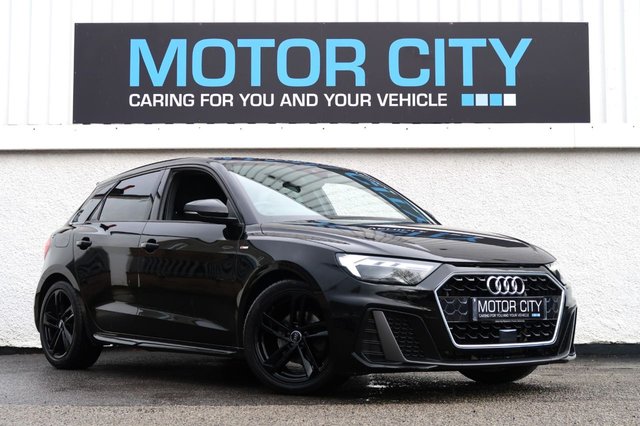 2019 68 AUDI A1 1.0 TFSI 30 S line Sportback 5dr Petrol Manual Euro 6 (s/s) (116 ps) STEALTHY PETROL NEW GENERATION