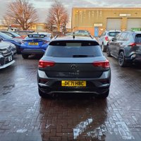 USED 2021 71 VOLKSWAGEN T-ROC 1.5 TSI EVO Black Edition SUV 5dr Petrol DSG Euro 6 (s/s) (150 ps) GENUINE MILEAGE AUTOMATIC