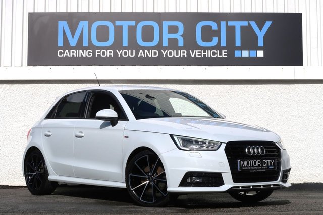 2018 67 AUDI A1 1.4 TFSI CoD Black Edition Sportback 5dr Petrol Manual Euro 6 (s/s) (Nav) (150 ps) PEARL WHITE BLACK EDITION
