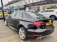 USED 2016 16 AUDI A3 1.4 TFSI CoD S line Saloon 4dr Petrol Manual Euro 6 (s/s) (150 ps) **ULEZ Compliant A3 S-Line With Great Specification, Low Mileage, 1 Former Owner And Full Service History**