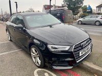 USED 2016 16 AUDI A3 1.4 TFSI CoD S line Saloon 4dr Petrol Manual Euro 6 (s/s) (150 ps) **ULEZ Compliant A3 S-Line With Great Specification, Low Mileage, 1 Former Owner And Full Service History**