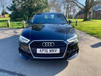 USED 2016 16 AUDI A3 1.4 TFSI CoD S line Saloon 4dr Petrol Manual Euro 6 (s/s) (150 ps) **ULEZ Compliant A3 S-Line With Great Specification, Low Mileage, 1 Former Owner And Full Service History**