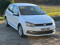 USED 2016 65 VOLKSWAGEN POLO 1.2 TSI BlueMotion Tech SE Hatchback 5dr Petrol Manual Euro 6 (s/s) (90 ps) GOOD HISTORY GREAT SPEC