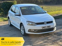USED 2016 65 VOLKSWAGEN POLO 1.2 TSI BlueMotion Tech SE Hatchback 5dr Petrol Manual Euro 6 (s/s) (90 ps) GOOD HISTORY GREAT SPEC