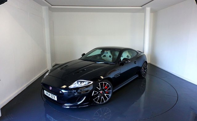 2014 64 Jaguar Xk 5.0 V8 Dynamic R Coupe 2dr Petrol Auto Euro 5 (510 ps)-2 Former Keepers-Cherished Low Mileage Example-Finished In Ultimate Black Metallic-Heated Ivory leather Upholstery-Full Description To Follow.