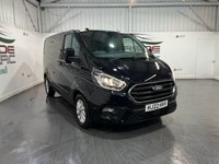 USED 2022 22 FORD TRANSIT CUSTOM 2.0 300 EcoBlue Limited Panel Van 5dr Diesel Manual L1 H1 Euro 6 (s/s) (130 ps) Euro 6, 2 keys, A/C, heated seats