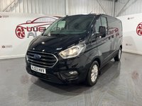 USED 2022 22 FORD TRANSIT CUSTOM 2.0 300 EcoBlue Limited Panel Van 5dr Diesel Manual L1 H1 Euro 6 (s/s) (130 ps) Euro 6, 2 keys, A/C, heated seats