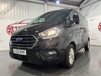 USED 2022 22 FORD TRANSIT CUSTOM 2.0 300 EcoBlue Limited Panel Van 5dr Diesel Manual L1 H1 Euro 6 (s/s) (130 ps) Euro 6, 2 keys, A/C, heated seats