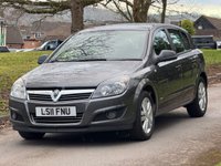 USED 2011 11 VAUXHALL ASTRA 1.4i 16v SXi Hatchback 5dr Petrol Manual (146 g/km, 89 bhp) 
