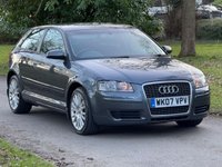 USED 2007 07 AUDI A3 2.0 TDI SE Hatchback 3dr Diesel Manual (150 g/km, 140 bhp) 