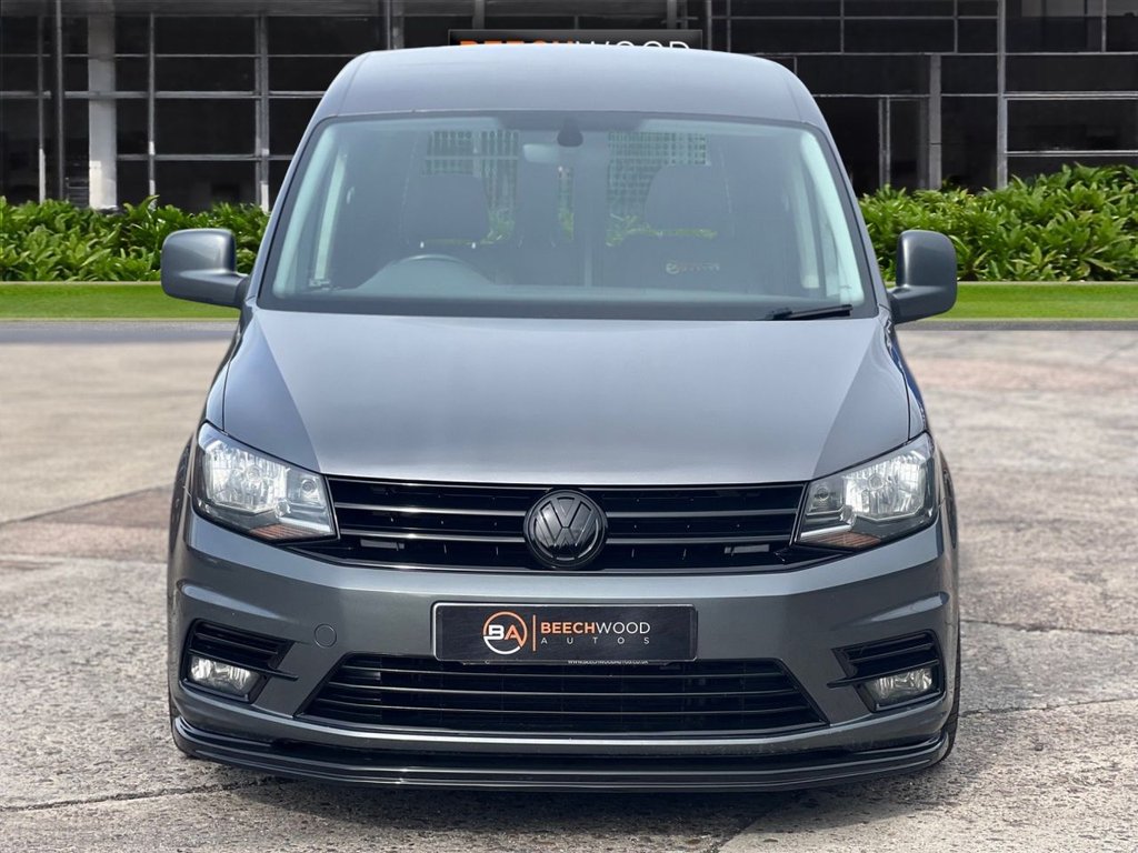 USED 2017 17 VOLKSWAGEN CADDY 1.6 TDI C20 CR Highline Panel Van 5dr Diesel DSG SWB Euro 5 (102 ps) DAB / COILOVERS / 19'S