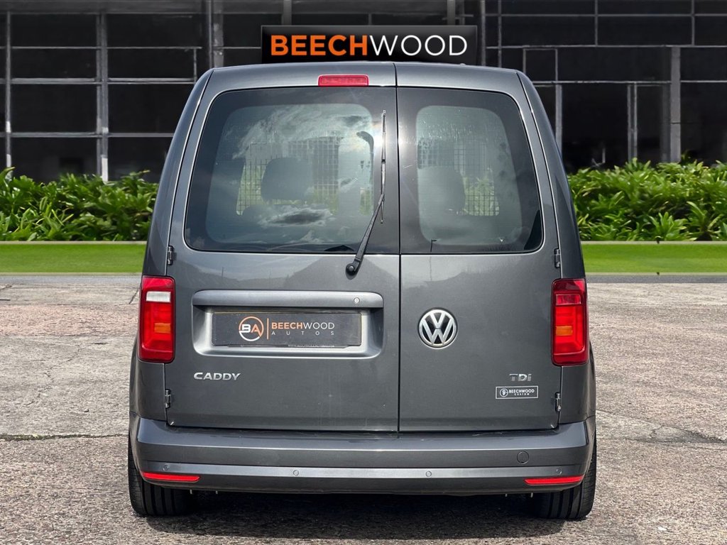 USED 2017 17 VOLKSWAGEN CADDY 1.6 TDI C20 CR Highline Panel Van 5dr Diesel DSG SWB Euro 5 (102 ps) DAB / COILOVERS / 19'S