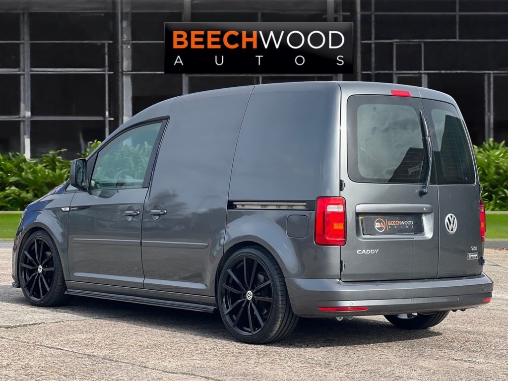 USED 2017 17 VOLKSWAGEN CADDY 1.6 TDI C20 CR Highline Panel Van 5dr Diesel DSG SWB Euro 5 (102 ps) DAB / COILOVERS / 19'S