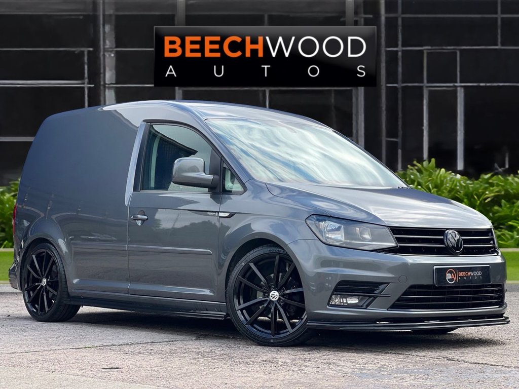 USED 2017 17 VOLKSWAGEN CADDY 1.6 TDI C20 CR Highline Panel Van 5dr Diesel DSG SWB Euro 5 (102 ps) DAB / COILOVERS / 19'S