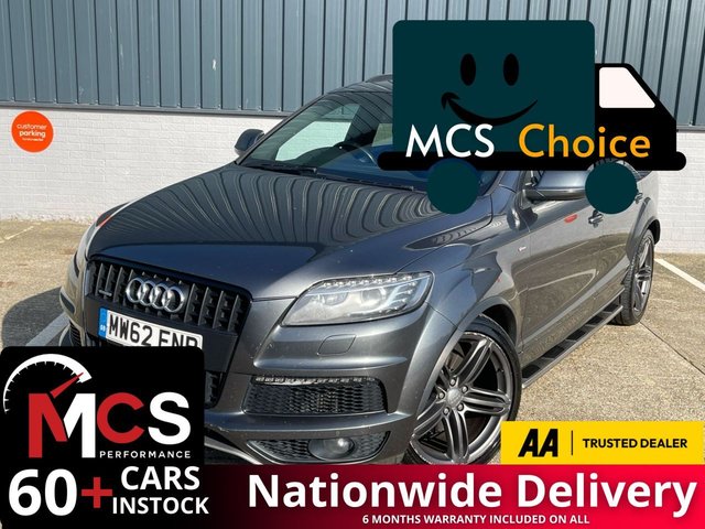 2012 62 AUDI Q7 3.0 TDI V6 S line Plus SUV 5dr Diesel Tiptronic quattro Euro 5 (s/s) (245 ps) THIS PRICE IS NOT A JOKE !!