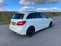 USED 2017 67 MERCEDES-BENZ B-CLASS 2.1 B220d AMG Line (Premium Plus) MPV 5dr Diesel 7G-DCT Euro 6 (s/s) (177 ps) JUST 7,500 MILES FROM NEW - NIGHT PACKAGE - SUROOF - HEATED SEATS - PREMIUM PACKAGE - REAR CAMERA  - HARMAN KARDON STEREO