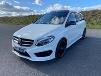 USED 2017 67 MERCEDES-BENZ B-CLASS 2.1 B220d AMG Line (Premium Plus) MPV 5dr Diesel 7G-DCT Euro 6 (s/s) (177 ps) JUST 7,500 MILES FROM NEW - NIGHT PACKAGE - SUROOF - HEATED SEATS - PREMIUM PACKAGE - REAR CAMERA  - HARMAN KARDON STEREO