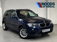 USED 2014 64 BMW X3 2.0 20d SE SUV 5dr Diesel Auto xDrive Euro 6 (s/s) (190 ps) 