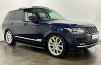 USED 2017 67 LAND ROVER RANGE ROVER 3.0 TD V6 Vogue SUV 5dr Diesel Auto 4WD Euro 6 (s/s) (258 ps) Strking Loire Blue Metallic , Premium Porcelain Full Leather Interior, Sliding Panoramic Glass Roof,