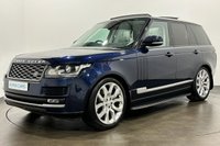 USED 2017 67 LAND ROVER RANGE ROVER 3.0 TD V6 Vogue SUV 5dr Diesel Auto 4WD Euro 6 (s/s) (258 ps) Strking Loire Blue Metallic , Premium Porcelain Full Leather Interior, Sliding Panoramic Glass Roof,