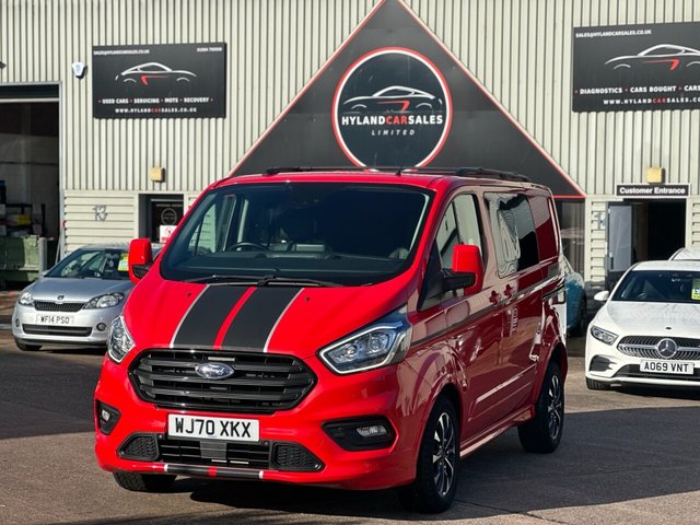 2020 70 Ford Transit Custom 2.0 320 EcoBlue Sport Crew Van Double Cab 5dr Diesel Auto L1 H1 Euro 6 (s/s) (185 ps)
