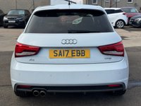 USED 2017 17 AUDI A1 1.4 TFSI S line Sportback 5dr Petrol S Tronic Euro 6 (s/s) (125 ps) REAR PARKING SENSORS+  DAYTIME RUNNING LIGHTS+  PRIVACY GLASS+  HALF LEATHER+  LEATHER STEERING WHEEL+  TRACTION CONTROL+  TYRE PRESSURE MONITORING SYSTEM+  CRUISE CONTROL+  AUTO HEADLIGHTS+  CLIMATE CONTROL+  BLUETOOTH+  SAT NAV+  S LINE DESIGN+  17 INCH ALLOY WHEEL+