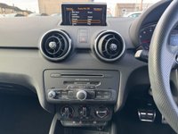 USED 2017 17 AUDI A1 1.4 TFSI S line Sportback 5dr Petrol S Tronic Euro 6 (s/s) (125 ps) REAR PARKING SENSORS+  DAYTIME RUNNING LIGHTS+  PRIVACY GLASS+  HALF LEATHER+  LEATHER STEERING WHEEL+  TRACTION CONTROL+  TYRE PRESSURE MONITORING SYSTEM+  CRUISE CONTROL+  AUTO HEADLIGHTS+  CLIMATE CONTROL+  BLUETOOTH+  SAT NAV+  S LINE DESIGN+  17 INCH ALLOY WHEEL+
