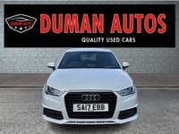 USED 2017 17 AUDI A1 1.4 TFSI S line Sportback 5dr Petrol S Tronic Euro 6 (s/s) (125 ps) REAR PARKING SENSORS+  DAYTIME RUNNING LIGHTS+  PRIVACY GLASS+  HALF LEATHER+  LEATHER STEERING WHEEL+  TRACTION CONTROL+  TYRE PRESSURE MONITORING SYSTEM+  CRUISE CONTROL+  AUTO HEADLIGHTS+  CLIMATE CONTROL+  BLUETOOTH+  SAT NAV+  S LINE DESIGN+  17 INCH ALLOY WHEEL+