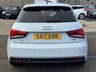 USED 2017 17 AUDI A1 1.4 TFSI S line Sportback 5dr Petrol S Tronic Euro 6 (s/s) (125 ps) REAR PARKING SENSORS+  DAYTIME RUNNING LIGHTS+  PRIVACY GLASS+  HALF LEATHER+  LEATHER STEERING WHEEL+  TRACTION CONTROL+  TYRE PRESSURE MONITORING SYSTEM+  CRUISE CONTROL+  AUTO HEADLIGHTS+  CLIMATE CONTROL+  BLUETOOTH+  SAT NAV+  S LINE DESIGN+  17 INCH ALLOY WHEEL+