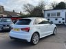 USED 2017 17 AUDI A1 1.4 TFSI S line Sportback 5dr Petrol S Tronic Euro 6 (s/s) (125 ps) REAR PARKING SENSORS+  DAYTIME RUNNING LIGHTS+  PRIVACY GLASS+  HALF LEATHER+  LEATHER STEERING WHEEL+  TRACTION CONTROL+  TYRE PRESSURE MONITORING SYSTEM+  CRUISE CONTROL+  AUTO HEADLIGHTS+  CLIMATE CONTROL+  BLUETOOTH+  SAT NAV+  S LINE DESIGN+  17 INCH ALLOY WHEEL+