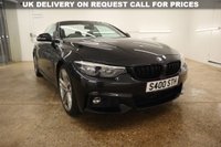 USED 2018 S BMW 4 SERIES 3.0 440i M Sport Convertible 2dr Petrol Auto Euro 6 (s/s) (326 ps) LAST SERVICE IN FEB 2025, HEATED AIR SCARF, HARDON KARDON SOUND SYSTEM, BMW LED HIGHLIGHTS