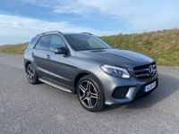 USED 2018 18 MERCEDES-BENZ GLE 2.1 GLE250d AMG Night Edition SUV 5dr Diesel G-Tronic 4MATIC Euro 6 (s/s) (204 ps) JUST 26,000 MILES FROM NEW - BLACK LEATHER - NAVIGATION MEDIA - HEATED SEATS - CLIMATE CONTROL - PARKING SENSORS