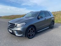 USED 2018 18 MERCEDES-BENZ GLE 2.1 GLE250d AMG Night Edition SUV 5dr Diesel G-Tronic 4MATIC Euro 6 (s/s) (204 ps) JUST 26,000 MILES FROM NEW - BLACK LEATHER - NAVIGATION MEDIA - HEATED SEATS - CLIMATE CONTROL - PARKING SENSORS