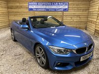 USED 2015 15 BMW 4 SERIES 3.0 435i M Sport Convertible 2dr Petrol Auto Euro 6 (s/s) (306 ps) 32,993 MLS ONLY TWO OWNERS &pound;5,735 EXTRAS OUTSTANDING