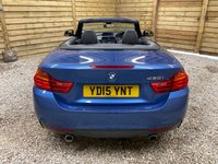 USED 2015 15 BMW 4 SERIES 3.0 435i M Sport Convertible 2dr Petrol Auto Euro 6 (s/s) (306 ps) 32,993 MLS ONLY TWO OWNERS &pound;5,735 EXTRAS OUTSTANDING