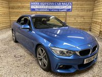 USED 2015 15 BMW 4 SERIES 3.0 435i M Sport Convertible 2dr Petrol Auto Euro 6 (s/s) (306 ps) 32,993 MLS ONLY TWO OWNERS &pound;5,735 EXTRAS OUTSTANDING