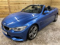 USED 2015 15 BMW 4 SERIES 3.0 435i M Sport Convertible 2dr Petrol Auto Euro 6 (s/s) (306 ps) 32,993 MLS ONLY TWO OWNERS &pound;5,735 EXTRAS OUTSTANDING