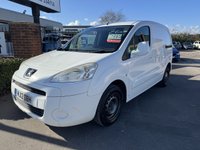 USED 2012 12 PEUGEOT PARTNER 1.6 eHDi 850 S Panel Van 4dr Diesel Manual L1 (s/s) (90 bhp) MOT UNTIL NOVEMBER