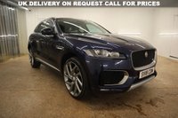 USED 2018 18 JAGUAR F-PACE 3.0 D300 V6 S SUV 5dr Diesel Auto AWD Euro 6 (s/s) (300 ps) LAST SERVICE UNDER 1,000 MILES AGO, FULL LENGTH PANORAMIC SUNROOF, HEATED SEATS