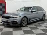USED 2018 18 BMW 5 SERIES 3.0 530d M Sport Touring 5dr Diesel Auto Euro 6 (s/s) (265 ps) HUGE SPEC, FULL SERVICE HISTORY, OVER &pound;10K SPEC, IVORY NAPPA LEATHER, HARMAN KARDON SOUND