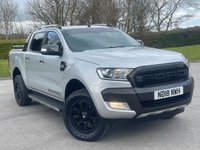 USED 2018 18 FORD RANGER 3.2 TDCi Wildtrak Pickup Double Cab 4dr Diesel Auto 4WD Euro 5 (200 ps) FULL SERVICE HISTORY + UPGRADED GR
