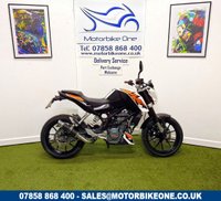 USED 2016 16 KTM 125 DUKE 125 Naked Petrol Manual (15 ps) A Great Learner Legal Example.