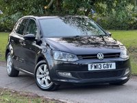 USED 2013 13 VOLKSWAGEN POLO 1.4 Match Edition Hatchback 5dr Petrol DSG Euro 5 (85 ps) 
