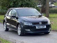 USED 2013 13 VOLKSWAGEN POLO 1.4 Match Edition Hatchback 5dr Petrol DSG Euro 5 (85 ps) 