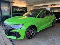 USED 2025 25 AUDI RS3 2.5 TFSI Carbon Vorsprung Sportback S Tronic quattro Euro 6 (s/s) 5dr DEPOSIT TAKEN