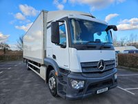 USED 2018 18 MERCEDES-BENZ ACTROS 1824L SLEEPER CAB 18T BOX TRUCK WITH SLEEPER CAB - AUTO - LOW MILES