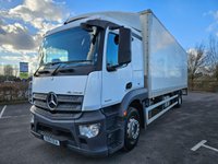 USED 2018 18 MERCEDES-BENZ ACTROS 1824L SLEEPER CAB 18T BOX TRUCK WITH SLEEPER CAB - AUTO - LOW MILES