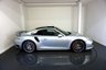 USED 2015 15 PORSCHE 911 3.8T 991 Turbo Coupe 2dr Petrol PDK 4WD Euro 6 (520 ps)-Factory Extras Worth &pound;16,320.00-Fantastic Low Mileage Example-Finished In Rhodium Silver Metallic-Yaching Leather Interior-Porsche Approved Warranty Until May 2026-Heated Front Seats-Heated Steering Wheel-Porsche Dynamic Chassis Control-20